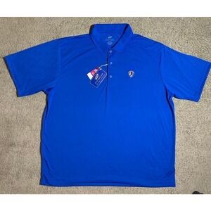 SUNNEHANNA Country Club Johnstown, PA Blue Polo Golf Shirt 3M Ultra Mens 2XL XXL